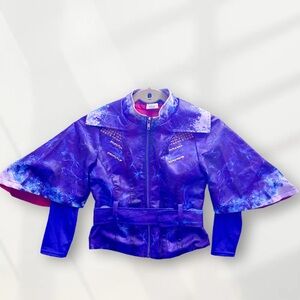 Disney Descendants Evie Blue and Purple Girls Custome Jacket with Cape9/10